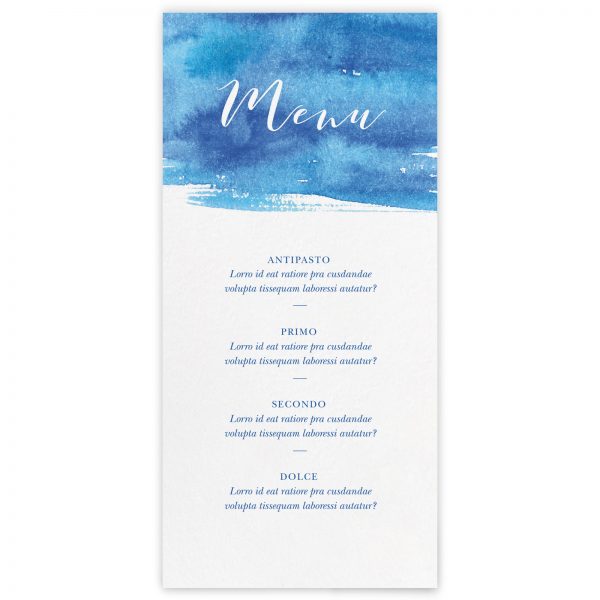 Menu ricevimento Judith