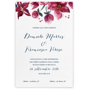 Partecipazione di matrimonio Lucille